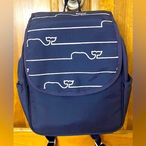 Vineyard Vines Diaper Bag, backpack style, BNWT, never used, navy & white